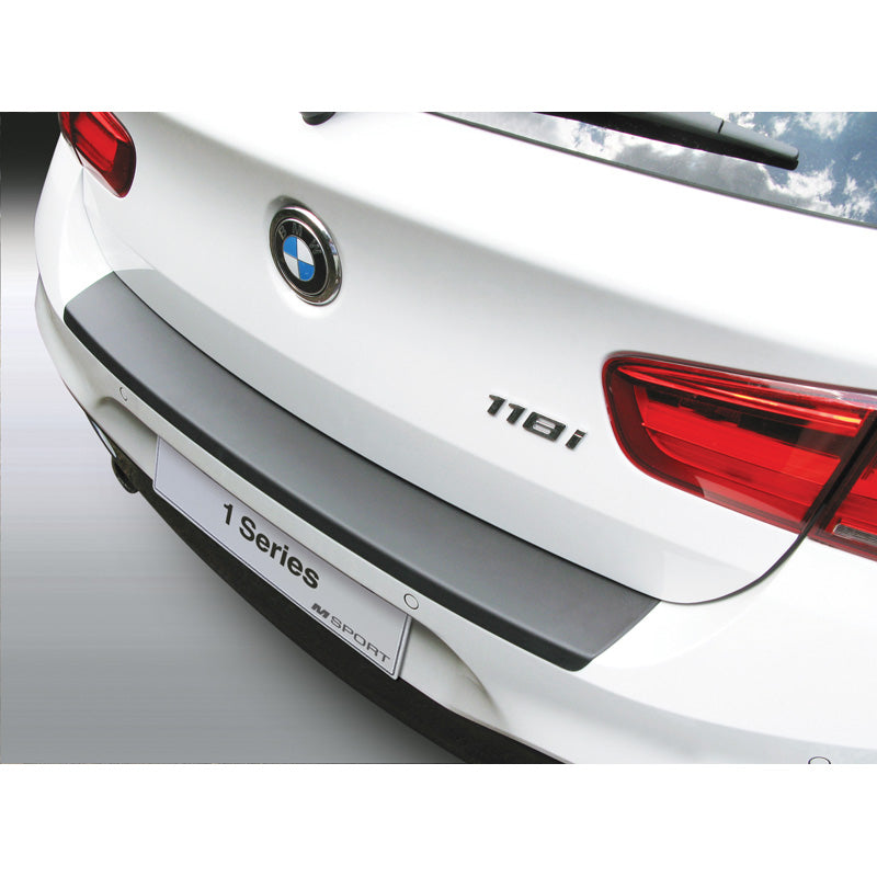 RGM, achterbumperbeschermer, ABS-kunststof, past op BMW 1-Series F20/F21 3/5 doors 'M-Sport' 2015-2019 Zwart