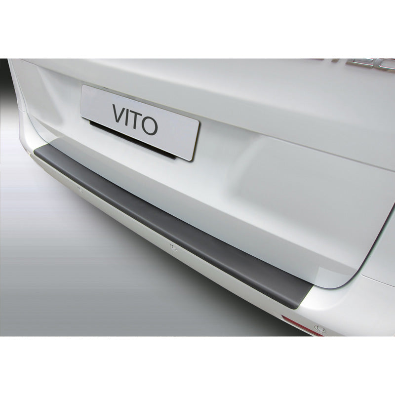 RGM, achterbumperbeschermer, ABS-kunststof, past op Mercedes Vito/V-Class/Viano 5/2014-2/2019 Zwart