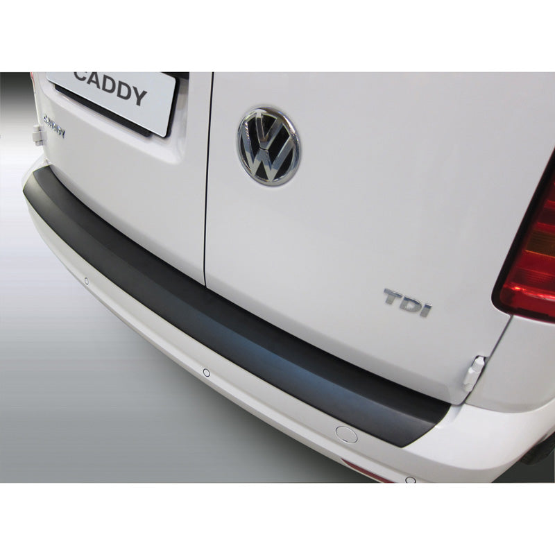 RGM, protection de pare-chocs arrière, plastique ABS, convient à Volkswagen Caddy/Maxi 2015-2020 Noir