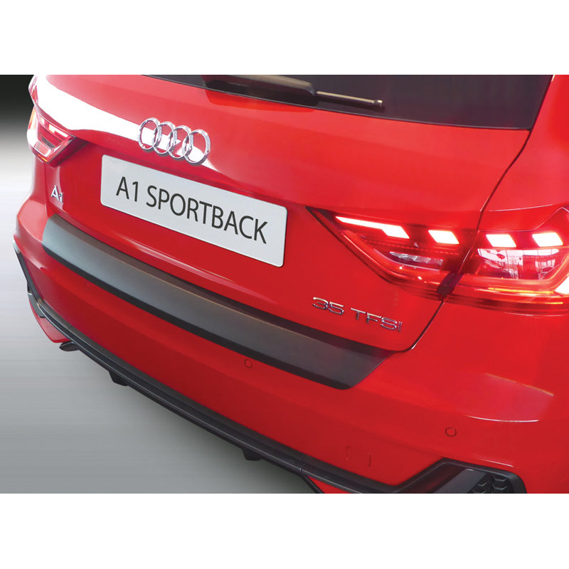 RGM, Protection de pare-chocs arrière, plastique ABS, convient pour Audi A1 (GB) Sportback S-Line 2018- Noir