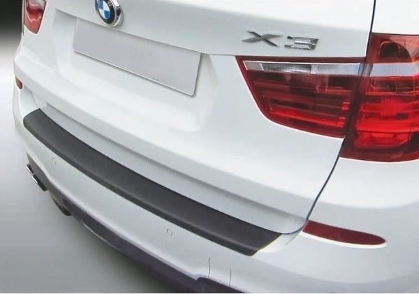 RGM, Rear bumper protector, ABS plastic, fits BMW X3 F25 2014-2017 'M-Sport' Black