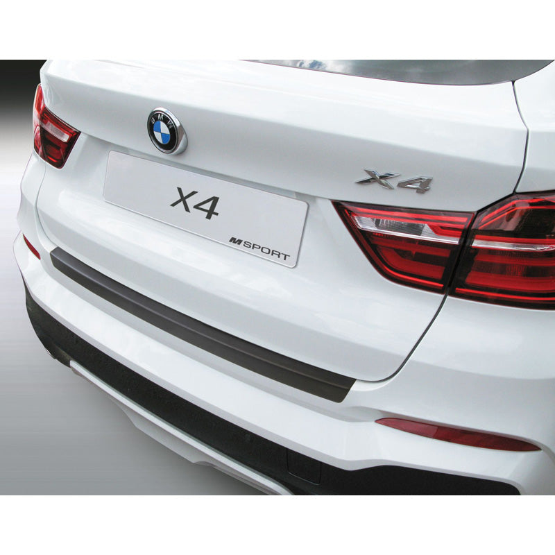 RGM, protège-pare-chocs arrière, plastique ABS, compatible avec BMW X4 F26 « M » Sport 2014-2018 noir