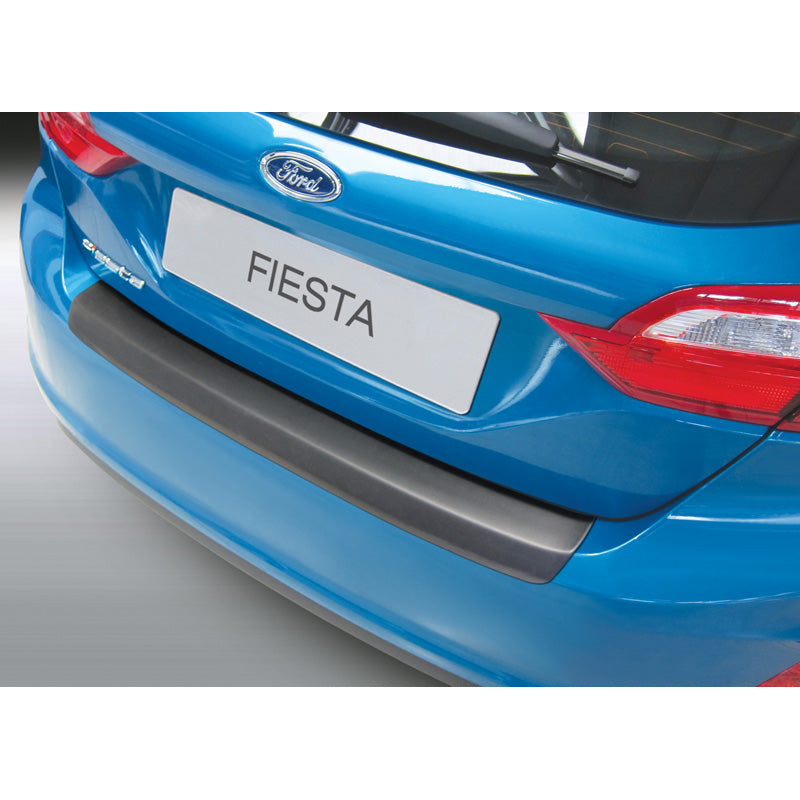 RGM, Rear bumper protector, ABS plastic, fits Ford Fiesta VIII 3/5-doors 2017- Black