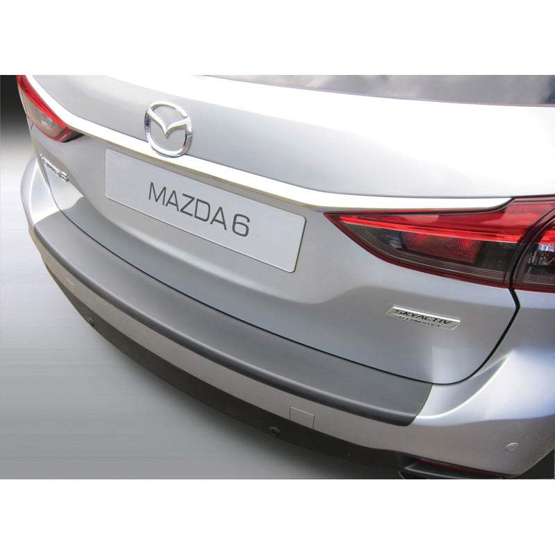RGM, achterbumperbeschermer, ABS-kunststof, past op Mazda 6 Sportbreak 2013- Zwart