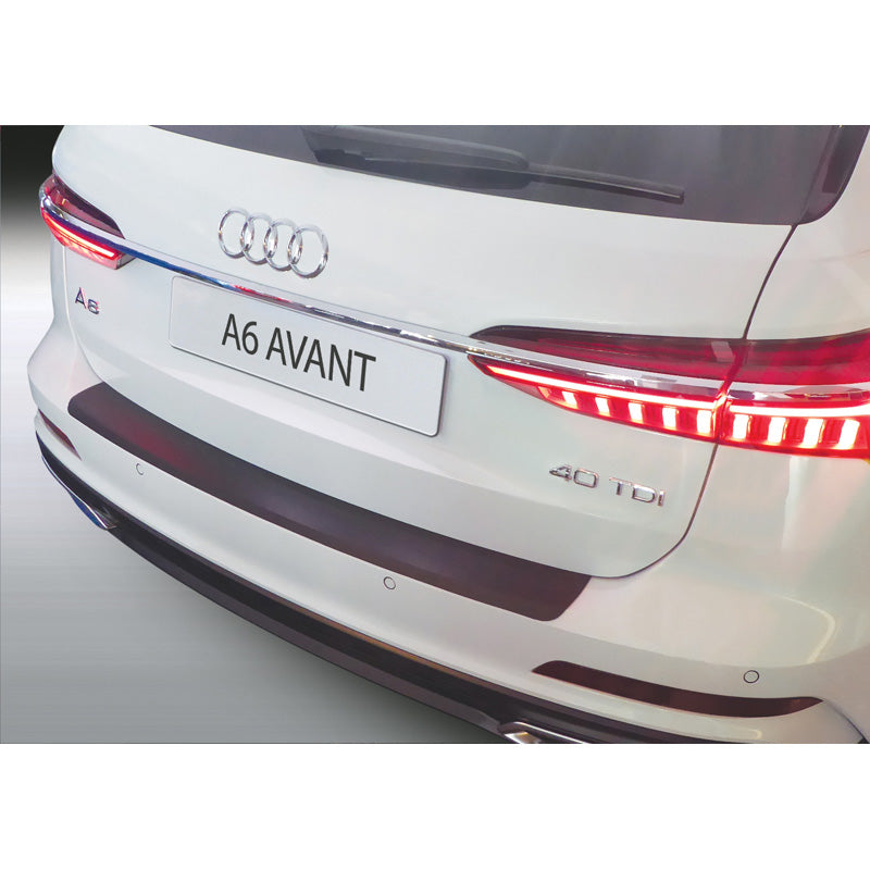 RGM, Rear bumper protector, ABS plastic, fits Audi A6 (C8) Avant incl. S-Line 2018- Black