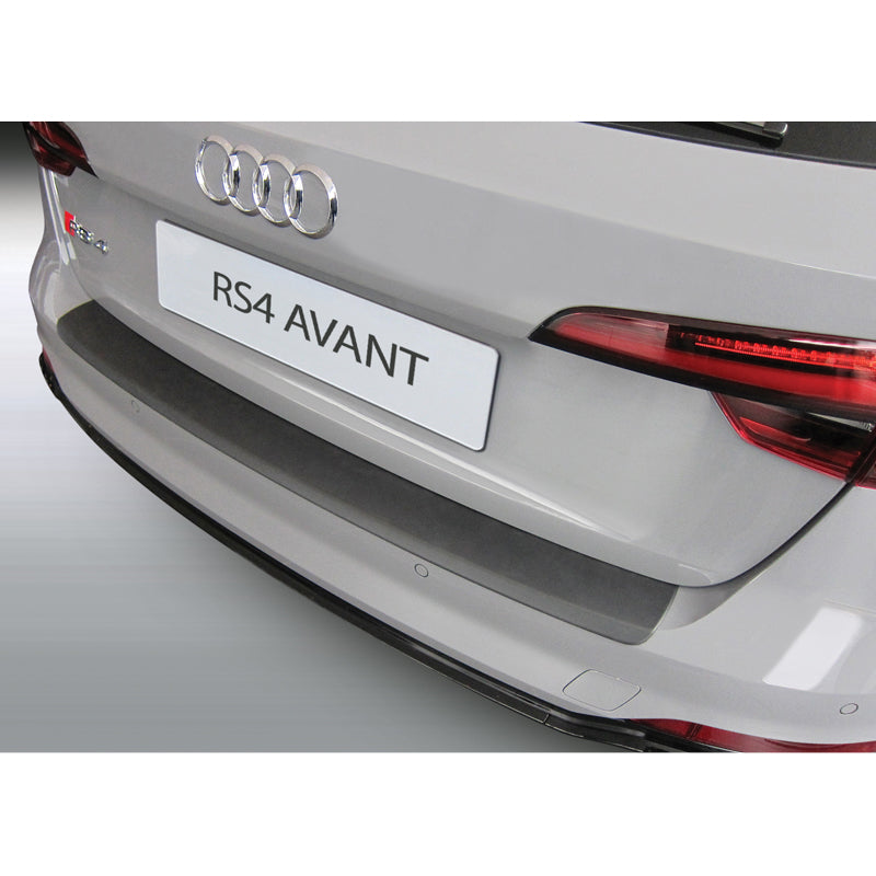 RGM, Rear bumper protector, ABS plastic, fits Audi RS4 Avant 2018- Black