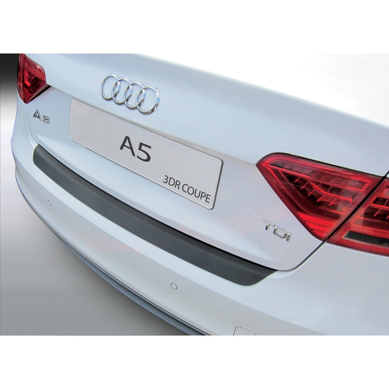 RGM, Rear bumper protector, ABS plastic, Fits Audi A5 Coupe 9/2011-7/2016 Black