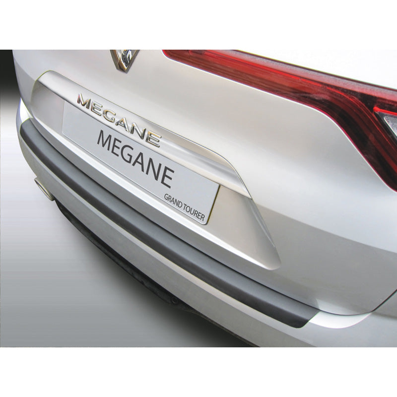 RGM, Protection de pare-chocs arrière, plastique ABS, convient à Renault Megane Grandtour 2016-2020 Noir