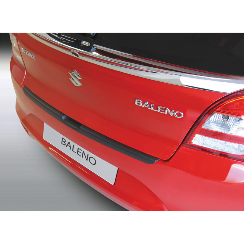 RGM, Rear bumper protector, ABS plastic, Fits Suzuki Baleno 2016-2019 Black