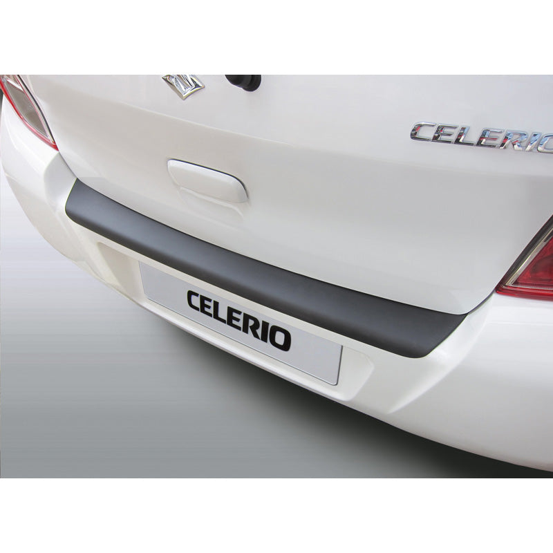 RGM, protection de pare-chocs arrière, plastique ABS, compatible avec Suzuki Celerio 2014-2019 Noir