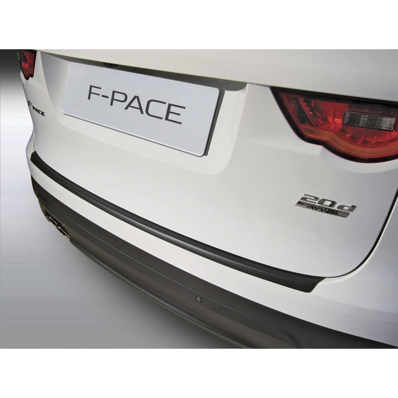 RGM, Protection de pare-chocs arrière, plastique ABS, convient à Jaguar F-Pace 3/2016- Noir