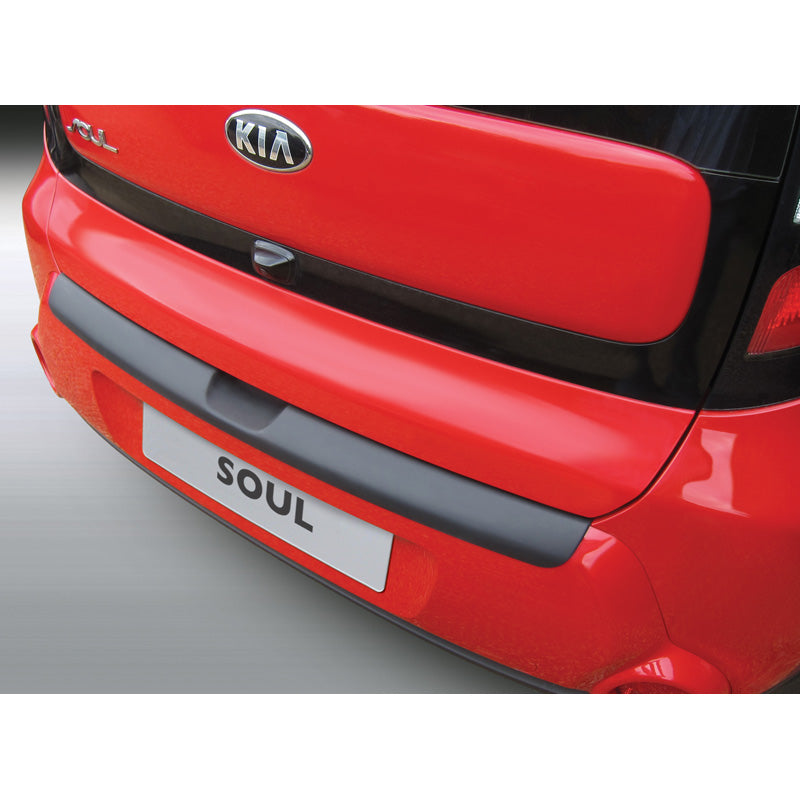RGM, Rear bumper protector, ABS plastic, Fits Kia Soul 2014-2016 Black