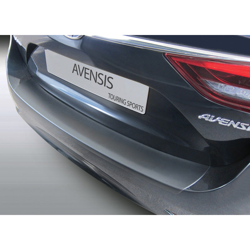 RGM, Protection de pare-chocs arrière, plastique ABS, compatible avec Toyota Avensis Touring Sports 2015-2019 Noir