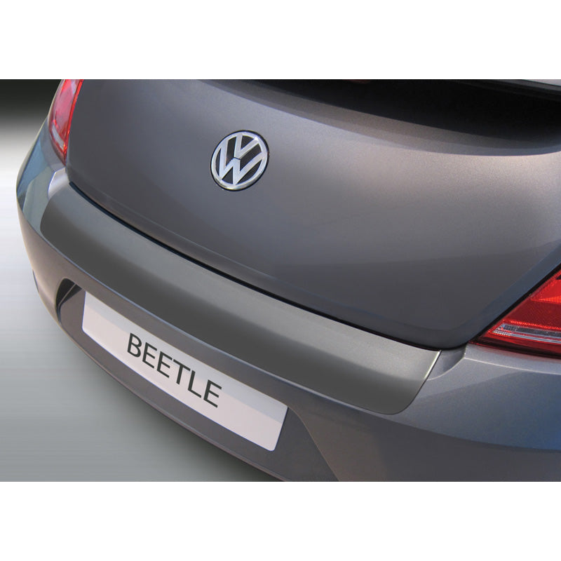 RGM, Protection de pare-chocs arrière, plastique ABS, compatible avec Volkswagen Beetle 2011-2016 Noir