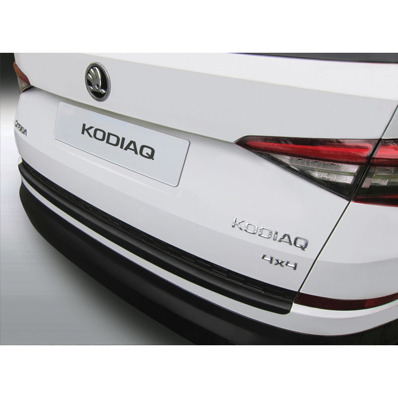 RGM, Rear bumper protector, ABS plastic, fits Skoda Kodiaq 2017-6/2021 Black