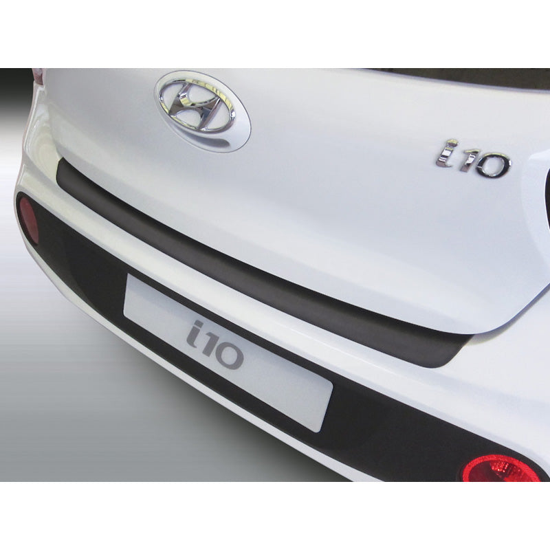RGM, Rear bumper protector, ABS plastic, fits Hyundai i10 2017-2020 Black