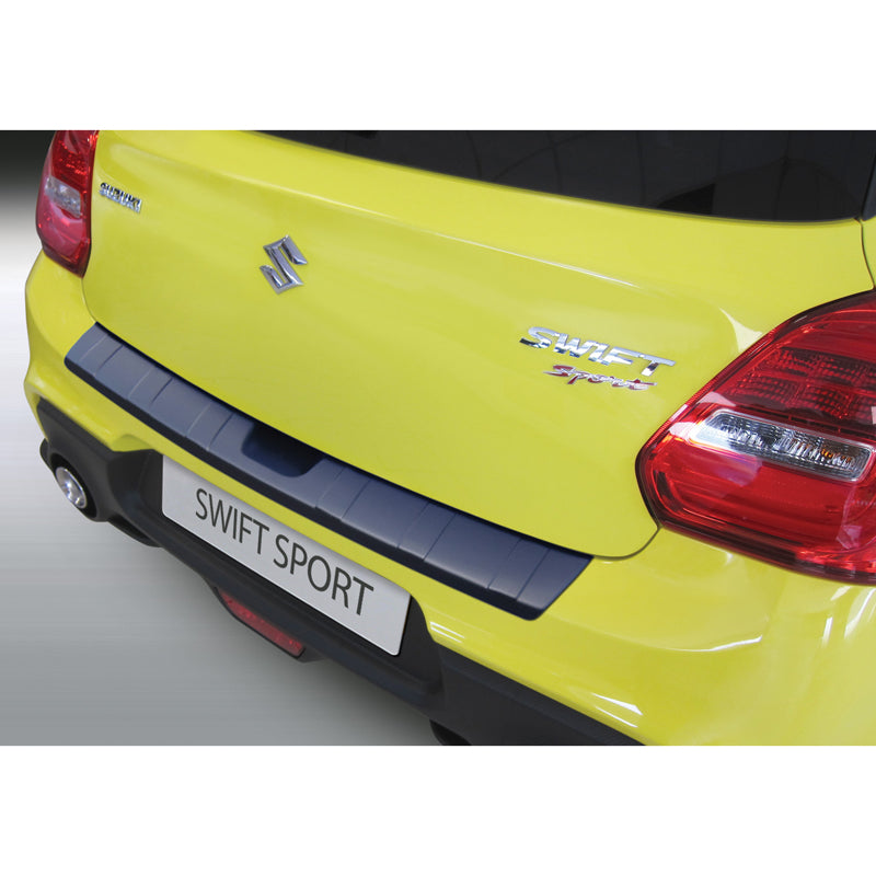 RGM, Rear Bumper Protector, Durable ABS, Black, Ribbed, Fits Suzuki Swift Sport 4/2018-