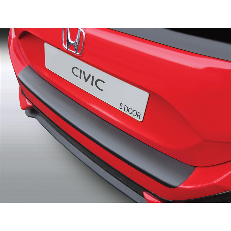 RGM, Achterbumperbeschermer, ABS plastic, past op Honda Civic HB 5 doors 2017-2022 Black