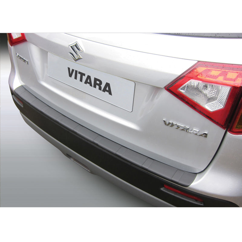 RGM, Protection de pare-chocs arrière, plastique ABS, convient à Suzuki Vitara 2015- 'Nervuré' Noir