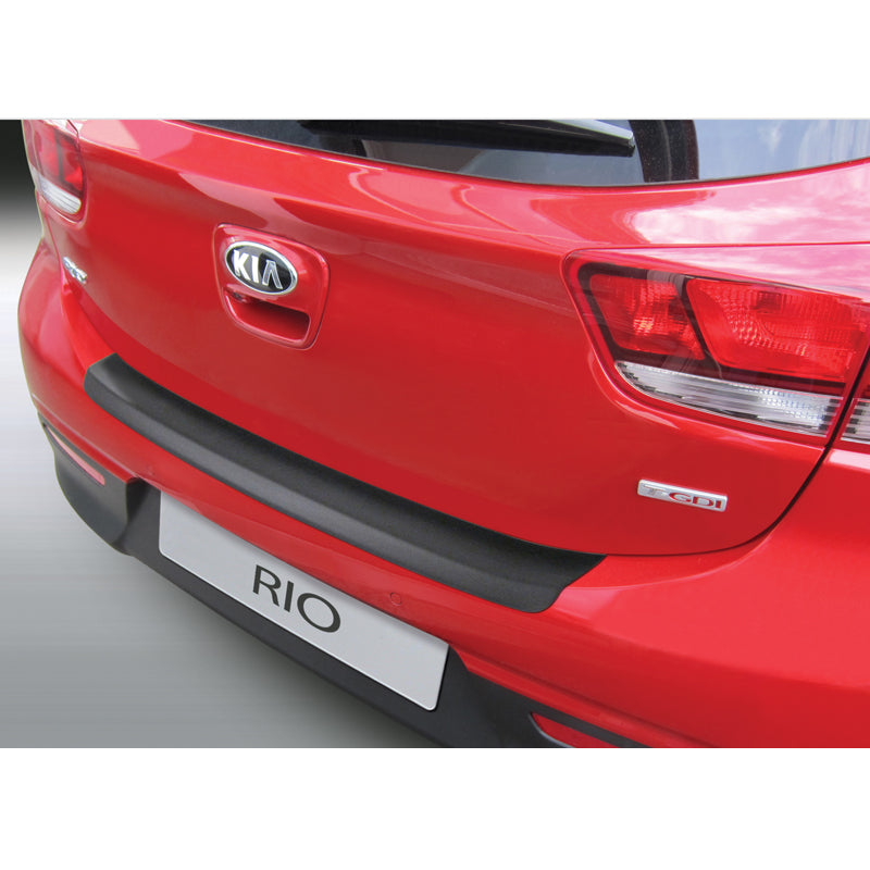 RGM, Rear bumper protector, ABS plastic, fits Kia Rio IV 2017- Black