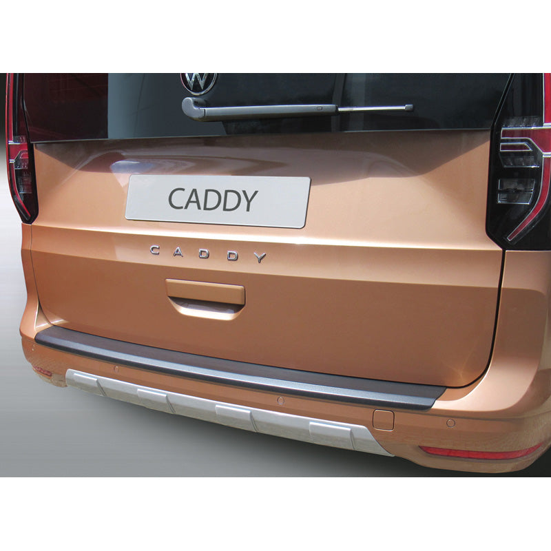 RGM, Achterbumper-sierlijst 'Skid-Plate', past op Volkswagen Caddy V Box/MPV 2020- zwart (ABS)