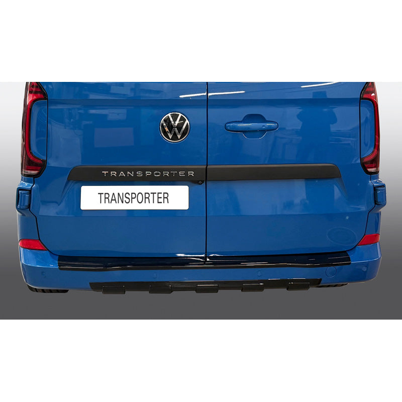 RGM, Rear Lower Lip, ABS Plastic, Fits Ford Transit Custom / Tourneo Custom (V710) 2023- & Volkswagen Transporter T7 (2024-), Gloss Black