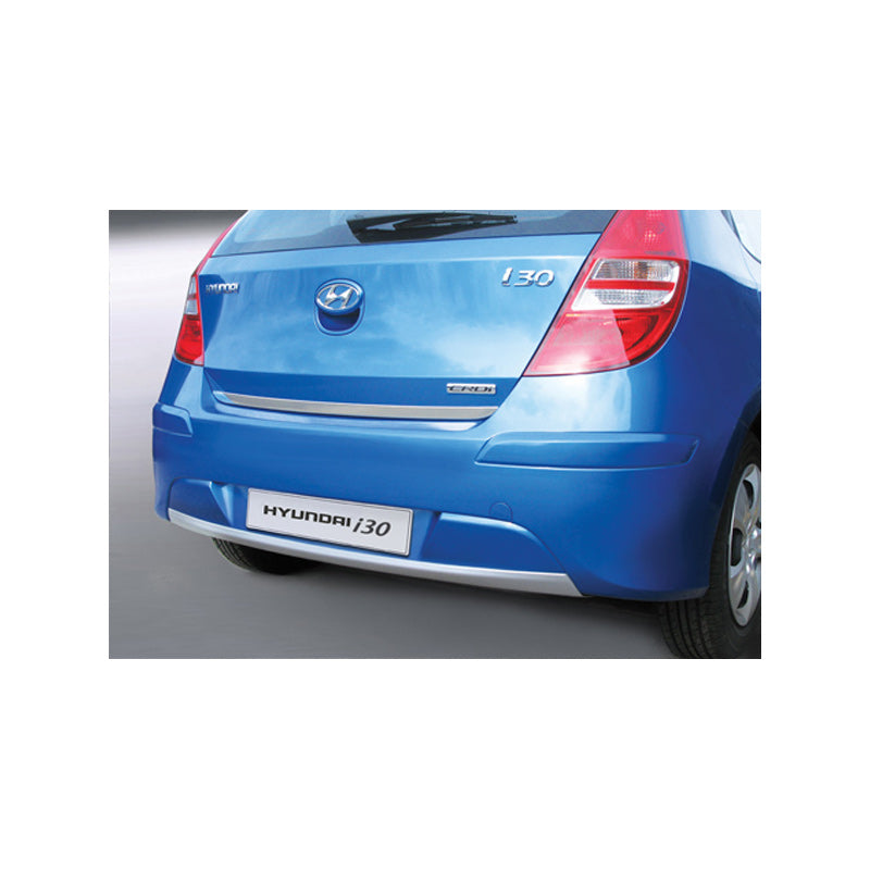 RGM, Jupe de pare-chocs arrière (diffuseur), convient pour Hyundai i30 HB 5-doors 2010-2013 argenté (ABS)