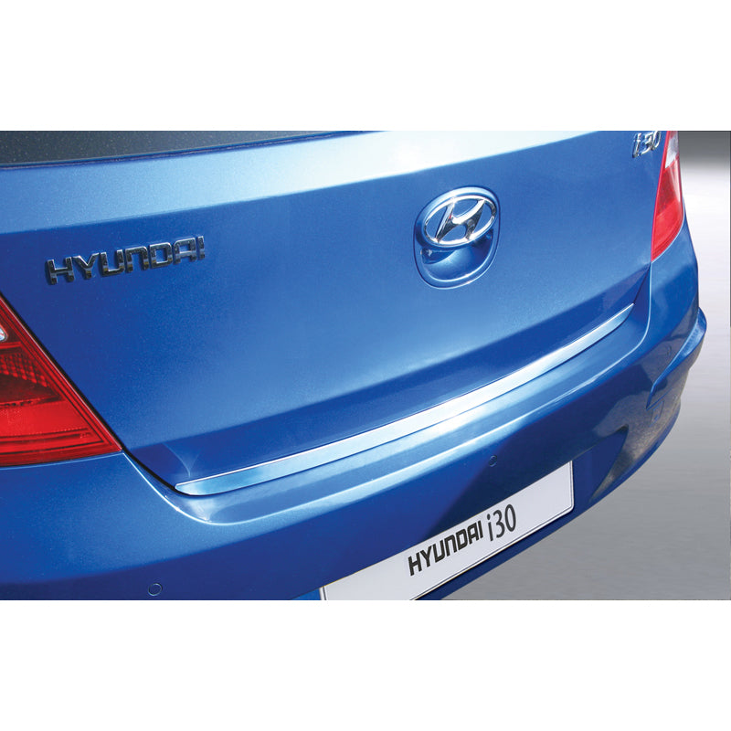 RGM, moulure décorative de coffre, compatible avec Hyundai i30 HB 5 portes 2007-2013 - Inox