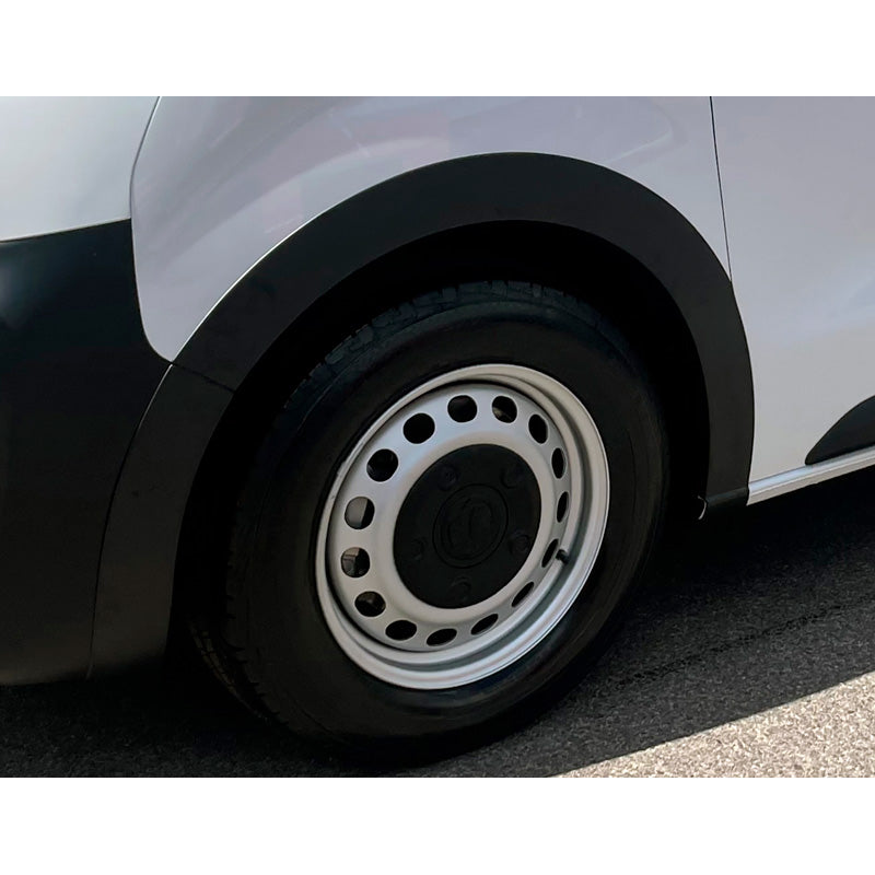 RGM, kit d'élargisseurs d'ailes, compatible avec Citroen Jumpy sauf XS & Peugeot Expert 2016- sauf Compact & Opel Vivaro SWB 2019- - noir