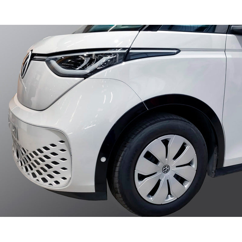 RGM, Set Wheel arch extensions, fits Volkswagen ID.Buzz 2022- Short Wheel Base - Gloss Black (with Park Assist)