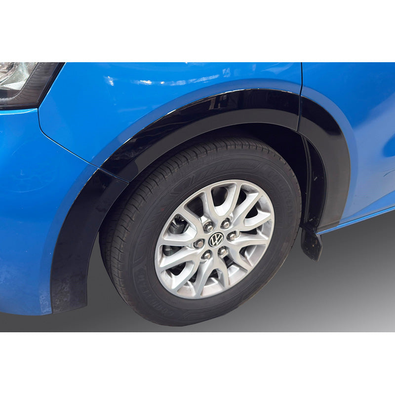 RGM, Fender Flares, Gloss Black, 11-piece, Fits Volkswagen Transporter T7 (2024-) - Short wheelbase - left sliding door