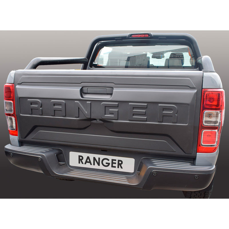 RGM, Cache de hayon en ABS, compatible avec Ford Ranger 2015-2022 - Noir