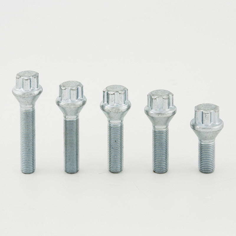TPI, lange wielbout - M12x1.5mm - conisch - 28mm