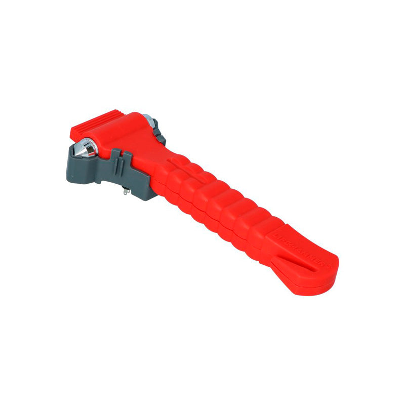 Lifehammer, Marteau de secours professionnel à double tête - incl. couteau de sécurité et embout fluorescent