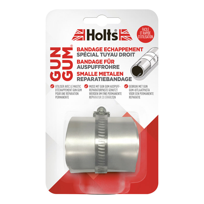 Holts, bandage en acier pour tuyaux d’échappement - réparations durables sans démontage