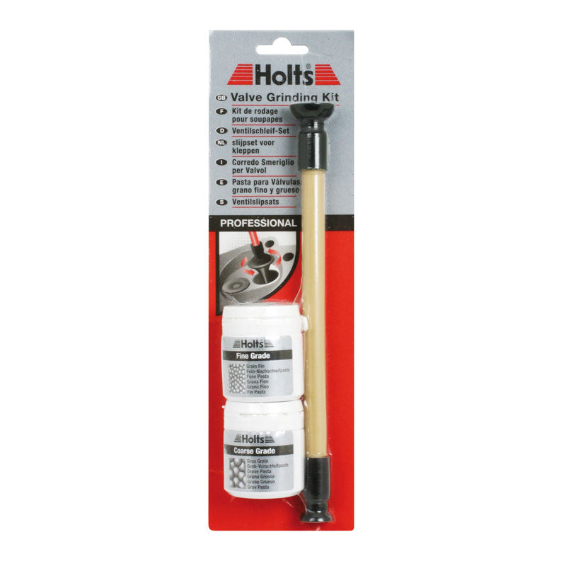 Holts, kit de rodage de soupapes avec abrasif gros et fin - 42gr + 28gr
