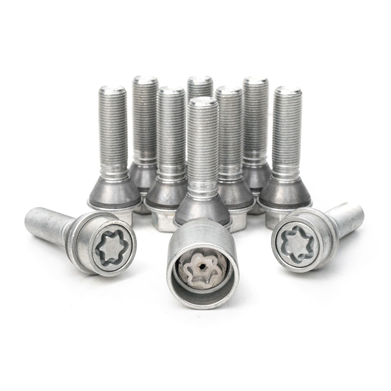 H&R, wielbouten set conische kop met beweegbare conus M14x1.25 - lengte 46mm - 10 st. (bijv. past op BMW) - incl. wielsloten