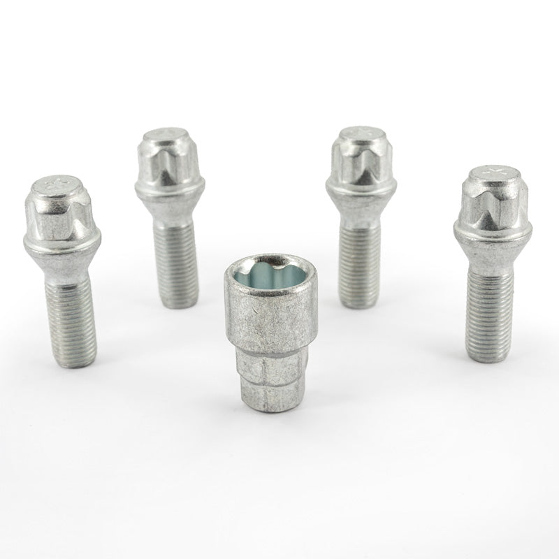 H&R, kit d’écrous antivol de roue M14x1.50x31mm conique - 4 boulons antivol de roue incl. adaptateur