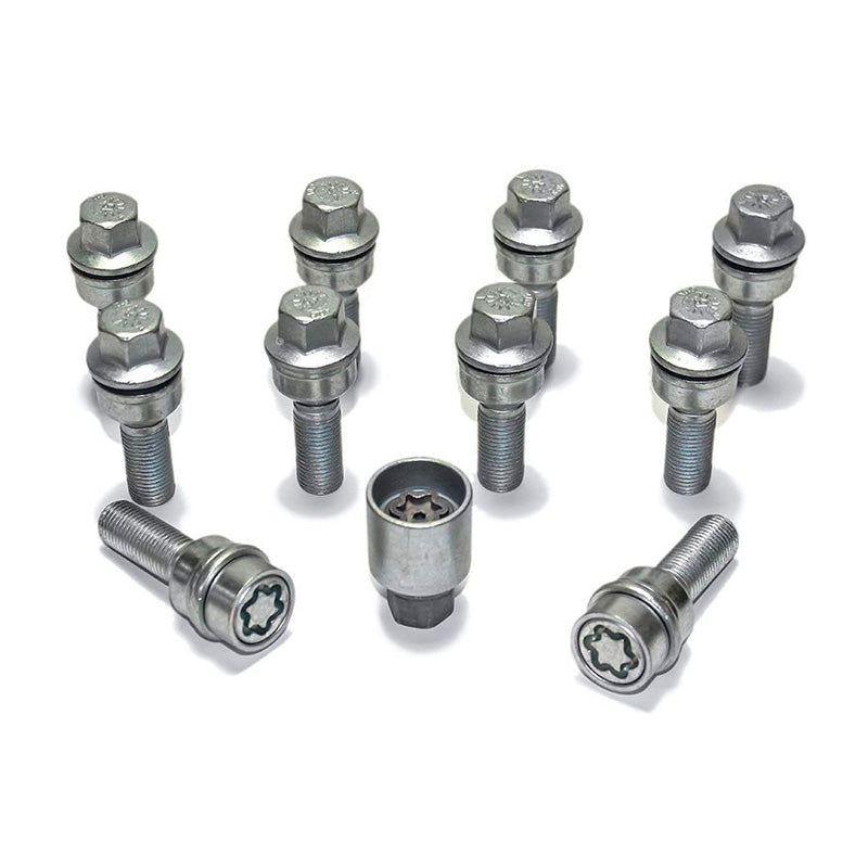 H&R, wielbout set Round-Head met bewegende conus R13 M14x1.50 - lengte 45mm - 10 stuks (bijv. past op Audi S5) - incl. wielsloten