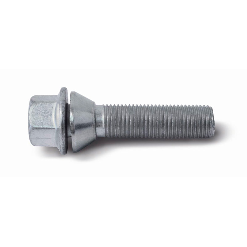 H&R, Wheel bolt Taper-Head with movable cone M14x1.50 - length 48mm (e.g., fits BMW, Volvo)