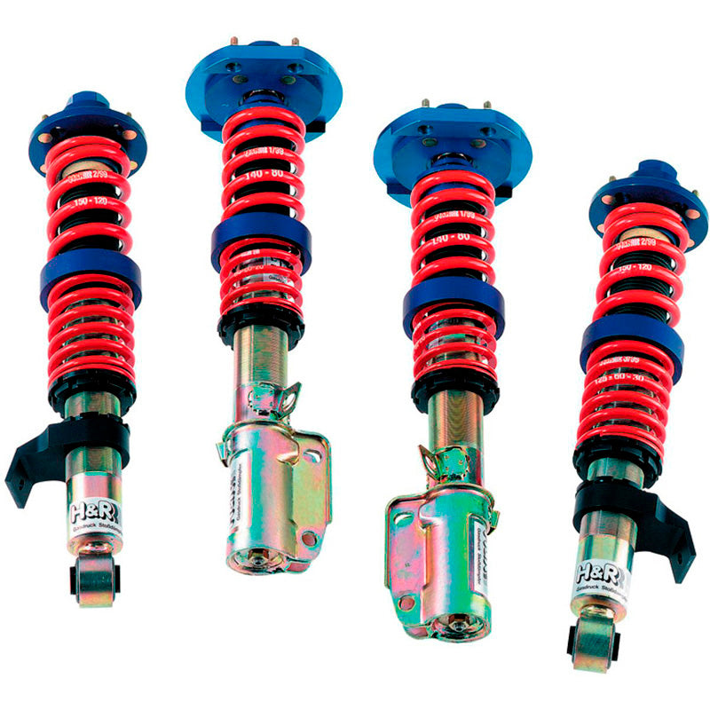H&R, kit combiné fileté monotube, compatible avec Volkswagen Transporter T5 2003- FA50-80/RA40-70mm & T6 2015- FA50-80/RA40-70mm & T6.1 2020- FA65-90/RA60-80mm (Strut Clamp Bracket)