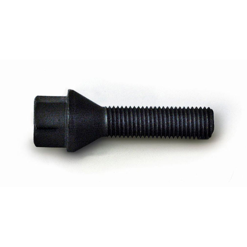 H&R, Wheel bolt Taper-Head M12x1.50 - length 35mm - Black