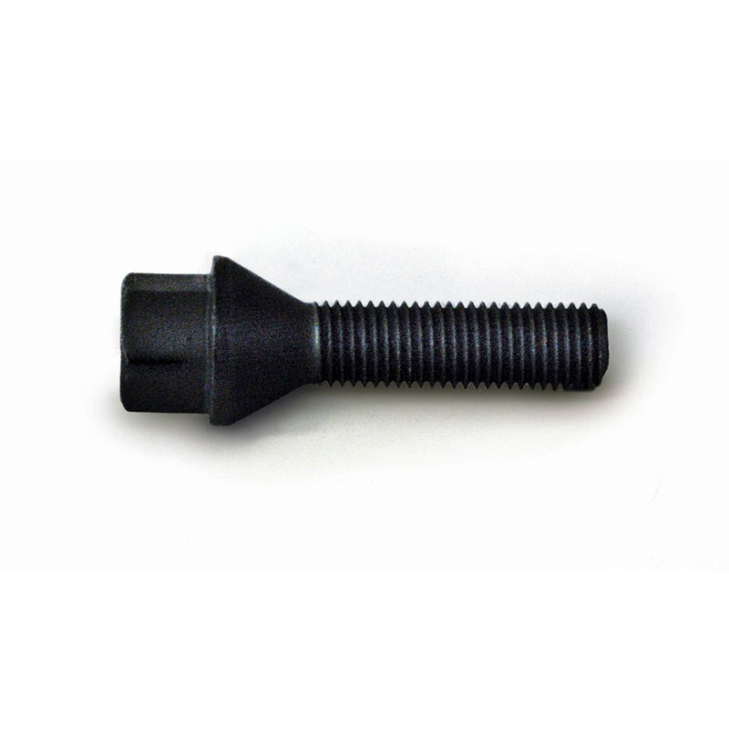 H&R, Boulon de roue à tête conique M12x1.50 - longueur 50 mm - noir