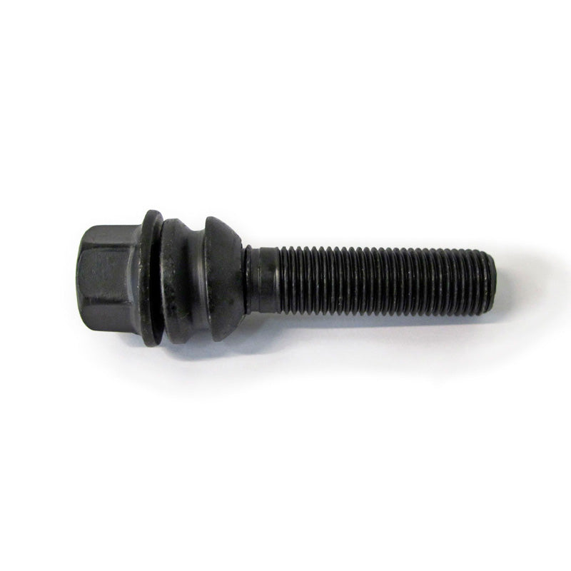 H&R, Wheel bolt Round-Head with movable cone R14 M14x1.50 - length 26mm - Black