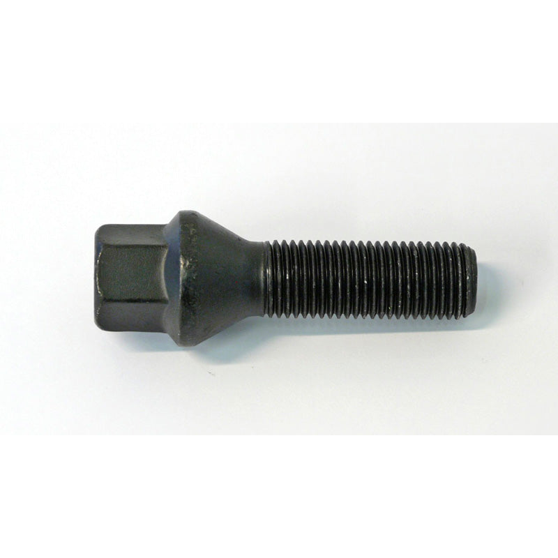 H&R, Wheel bolt Taper-Head M14x1.50 - length 28mm - Black