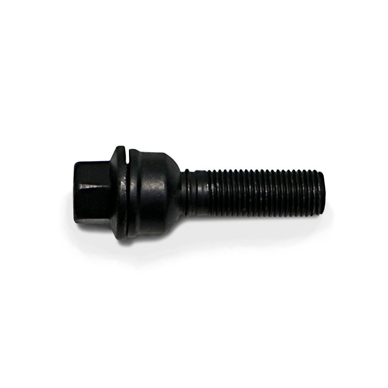 H&R, Wheel bolt Round-Head with movable cone R14 M14x1.50 - length 30mm - Black (e.g., fits Audi Q3, Q5)