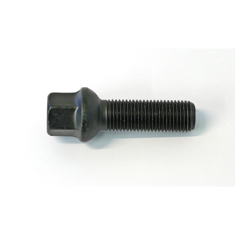 H&R, Wheel bolt Round-Head R13 M14x1.50 - length 33mm - Black (, fits e.g. VAG)