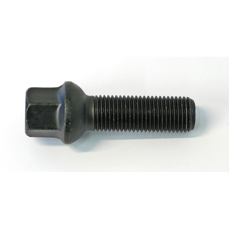 H&R, Wheel bolt Round-Head R13 M14x1.50 - length 35mm - Black (, fits e.g. VAG)