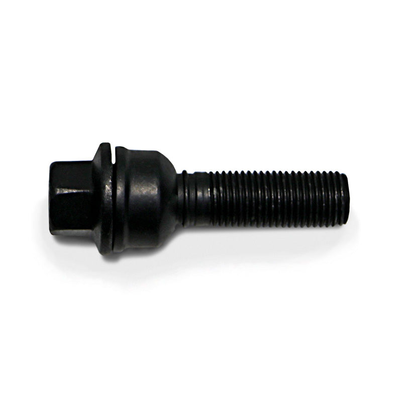H&R, Wheel bolt Round-Head with movable cone R14 M14x1.50 - length 35mm - Black (e.g., fits Audi Q3, Q5)