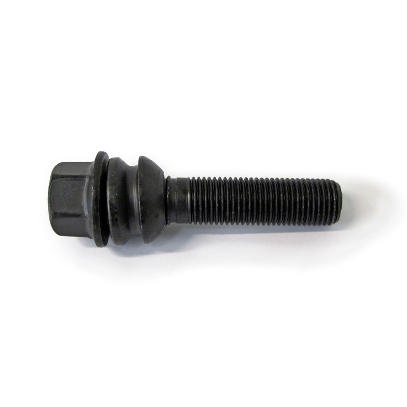 H&R, Wheel bolt Round-Head with movable cone R14 M14x1.50 - length 36mm - Black